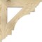 Ekena Millwork Merced Traditional Rough Sawn Bracket, Douglas Fir, 4"W x 24"D x 24"H BKT04X24X24MRC01RDF - alternate 4